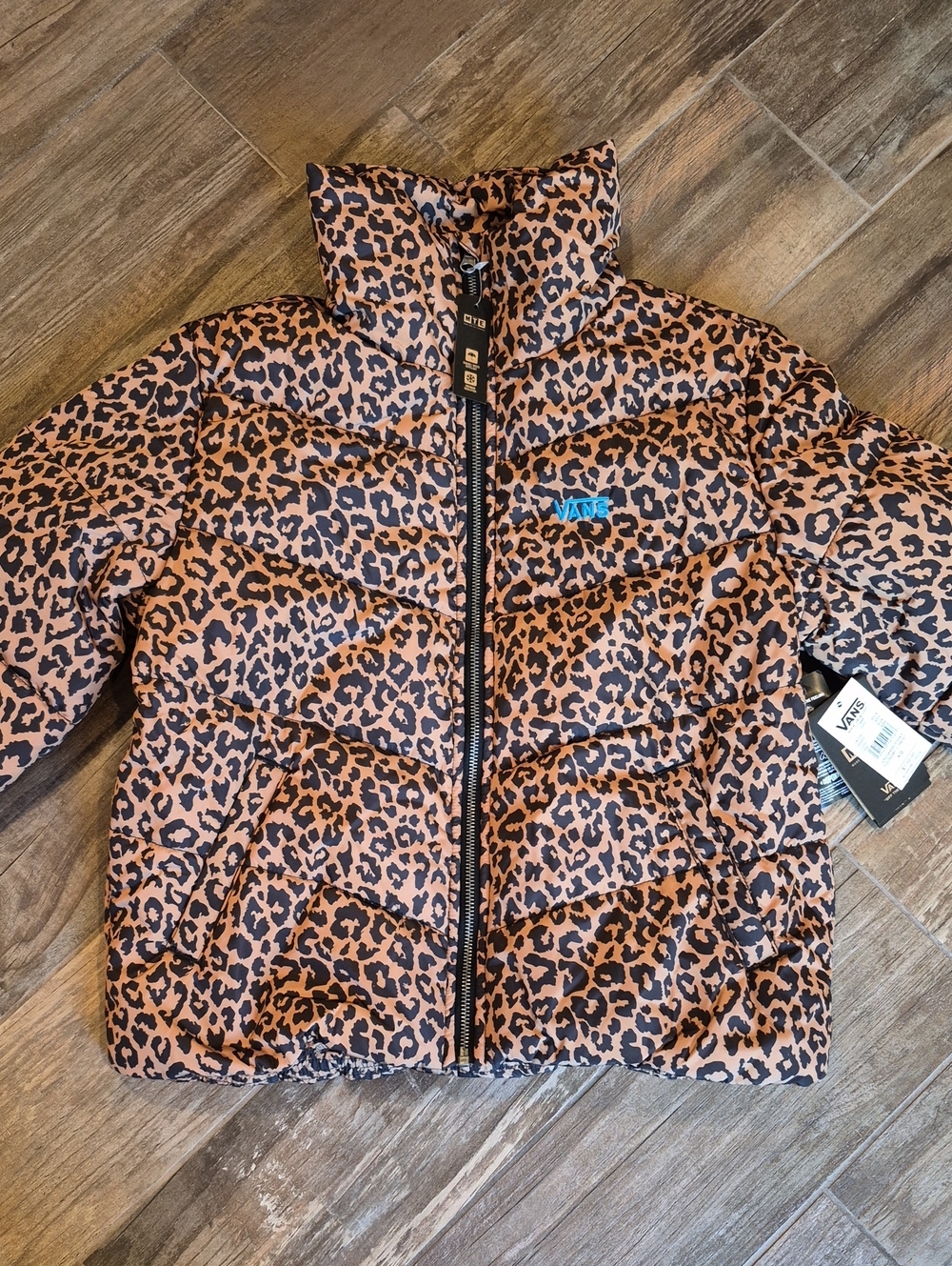 Vans Foundry Animal Print Puffer MTE Jacket, XS